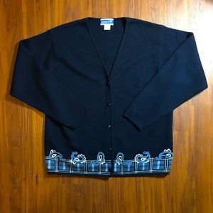 90’s Pendelton Wool Paisley Hem Button Cardigan